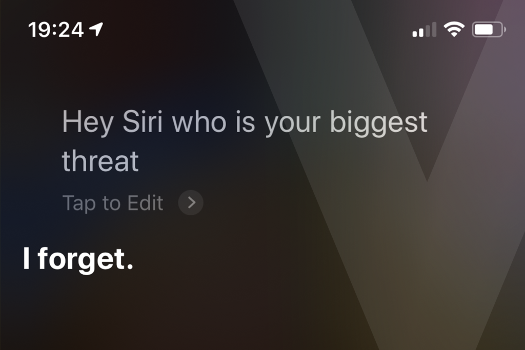 Siri's biggest threat?