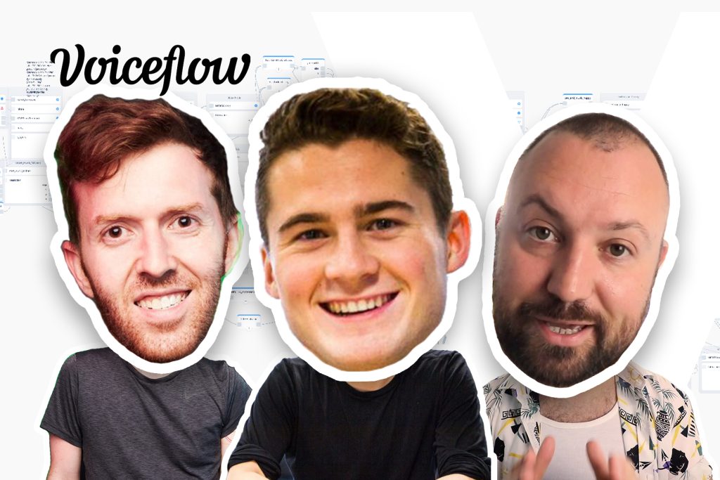 braden ream of voice flow with kane Simms and dustin Coates of vux world