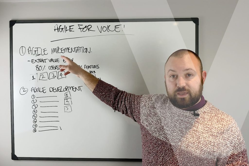 Voiceboard session looking at agile for voice