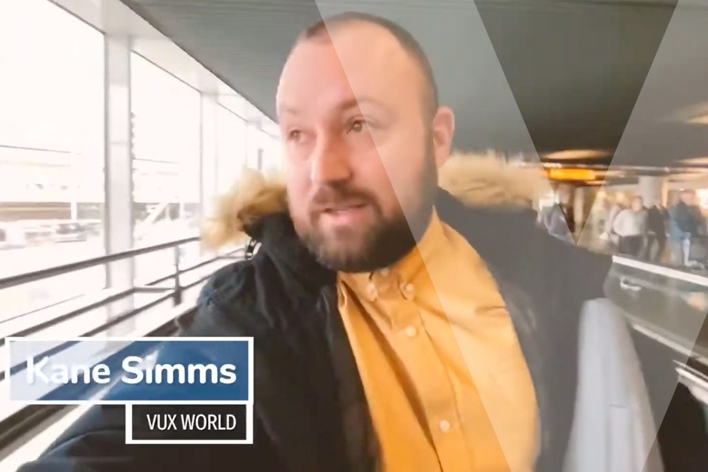 Kane Simms in Amsterdam discussing alternative voice assistants website hero
