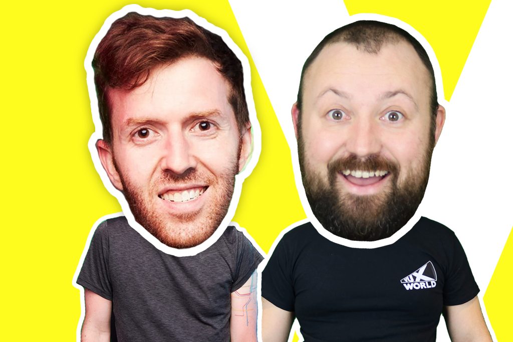 Kane Simms and dustin Coates of vux world