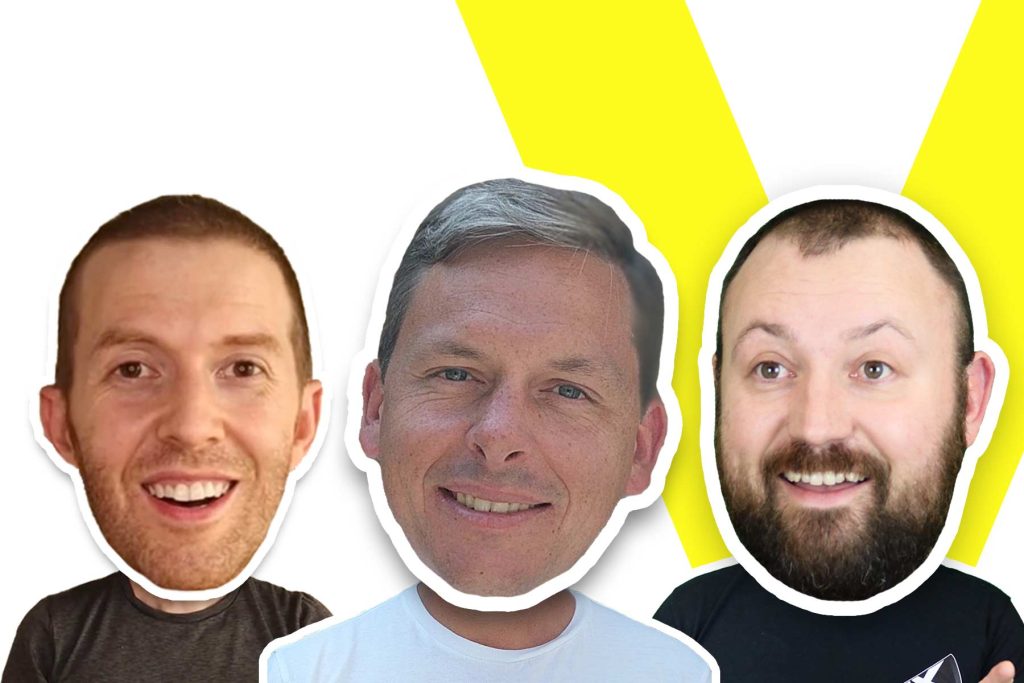 charlie cadbury of say it now with kane simms and dustin coates on vux world live