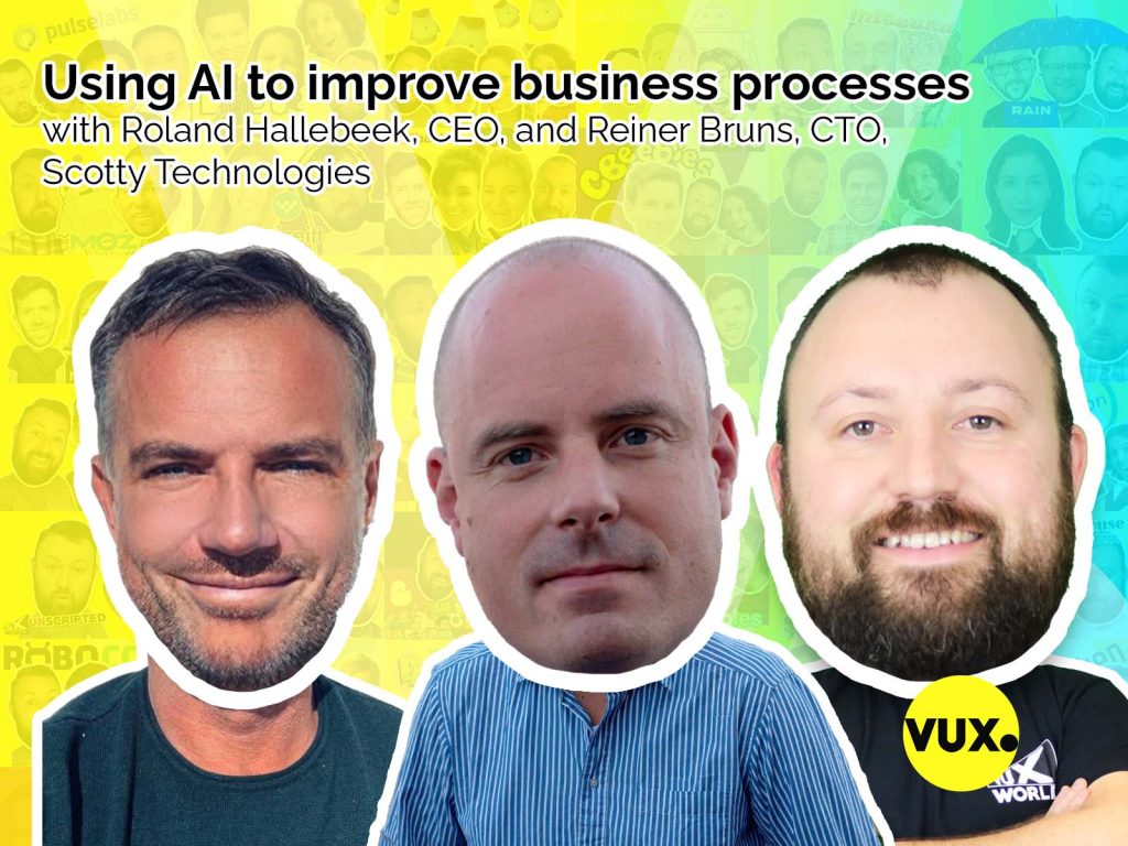 scotty technologies Roland hallebeek and reiner burns on vux world with Kane Simms